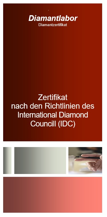 Diamantzertifikat für lose Diamanten größer 0,46 Karat