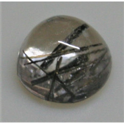 Natürlicher Bergkristall m. Turmalinnadeln